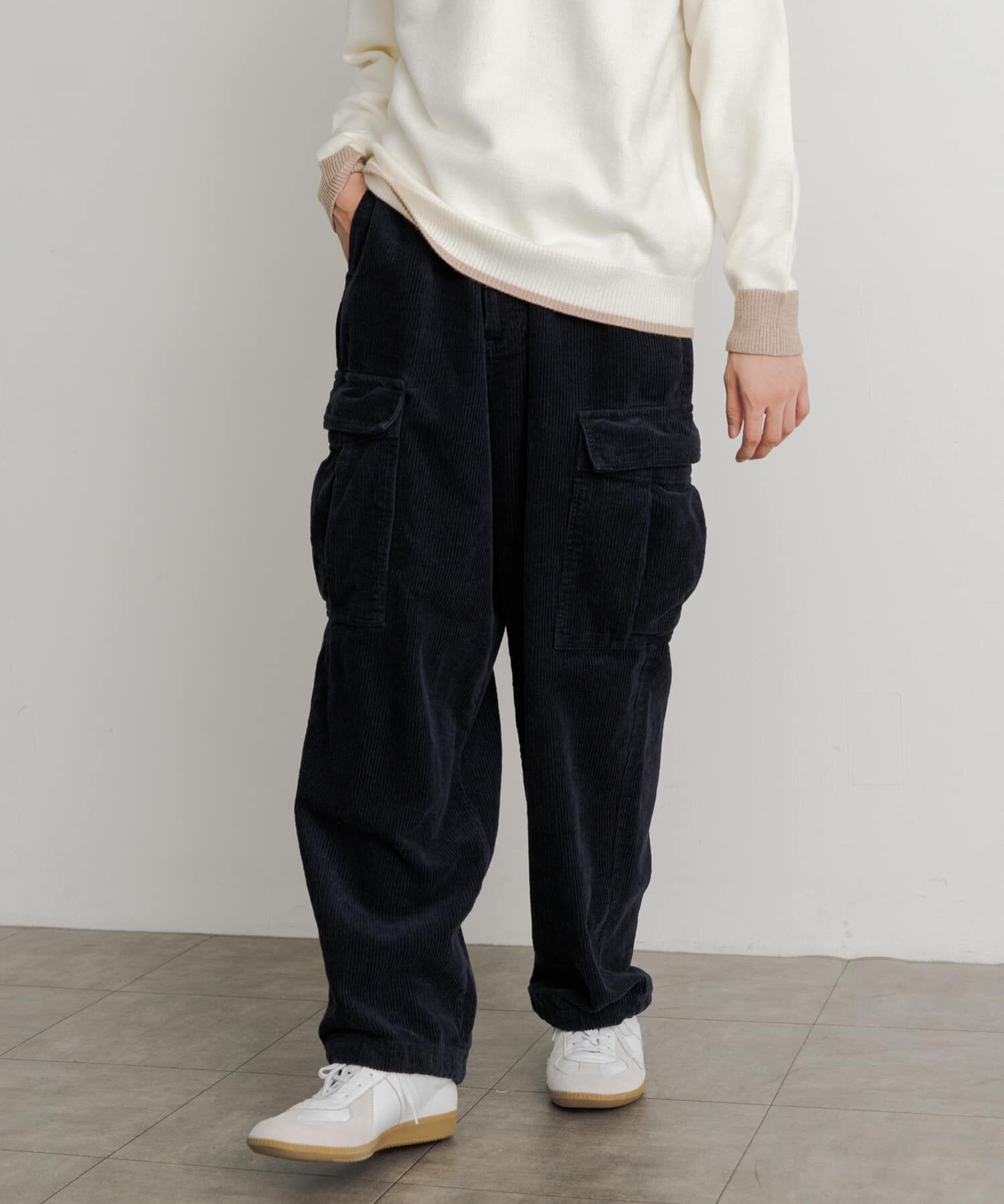 SENSE OF PLACE by URBAN RESEARCH「『セットアップ対応』 ヘビーコーデュロイワイドカーゴパンツ」|その他|