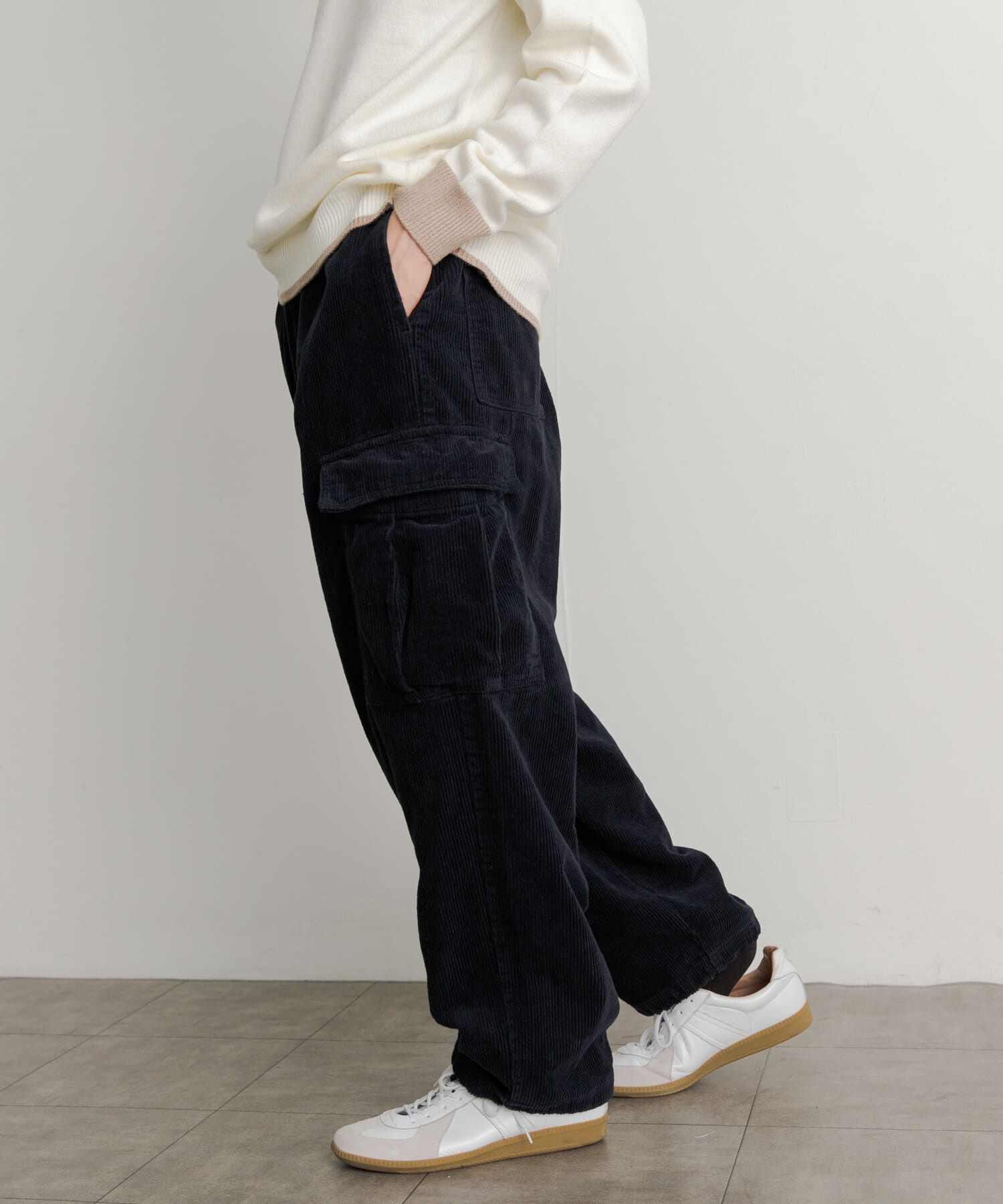 SENSE OF PLACE by URBAN RESEARCH「『セットアップ対応』 ヘビーコーデュロイワイドカーゴパンツ」|その他|