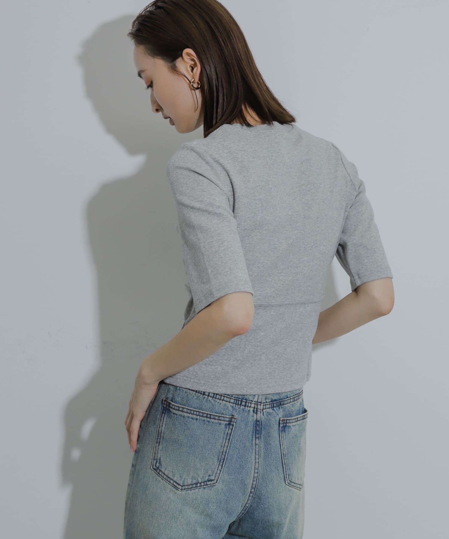 SENSE OF PLACE by URBAN RESEARCH「ウエストリブコンパクトトップ」|Tシャツ・カットソー|