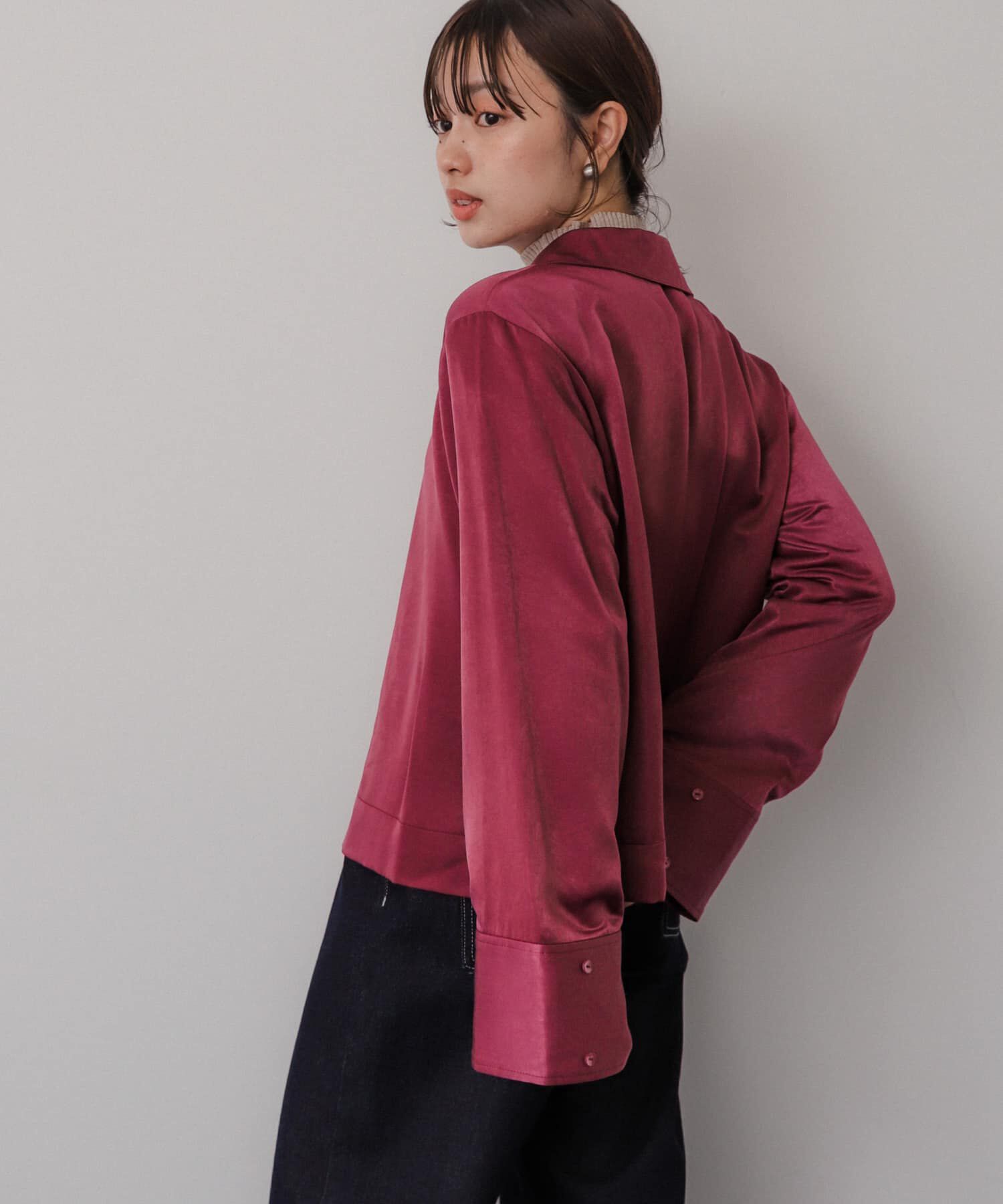 SENSE OF PLACE by URBAN RESEARCH「サテンリボンディテールブラウス」|シャツ・ブラウス|