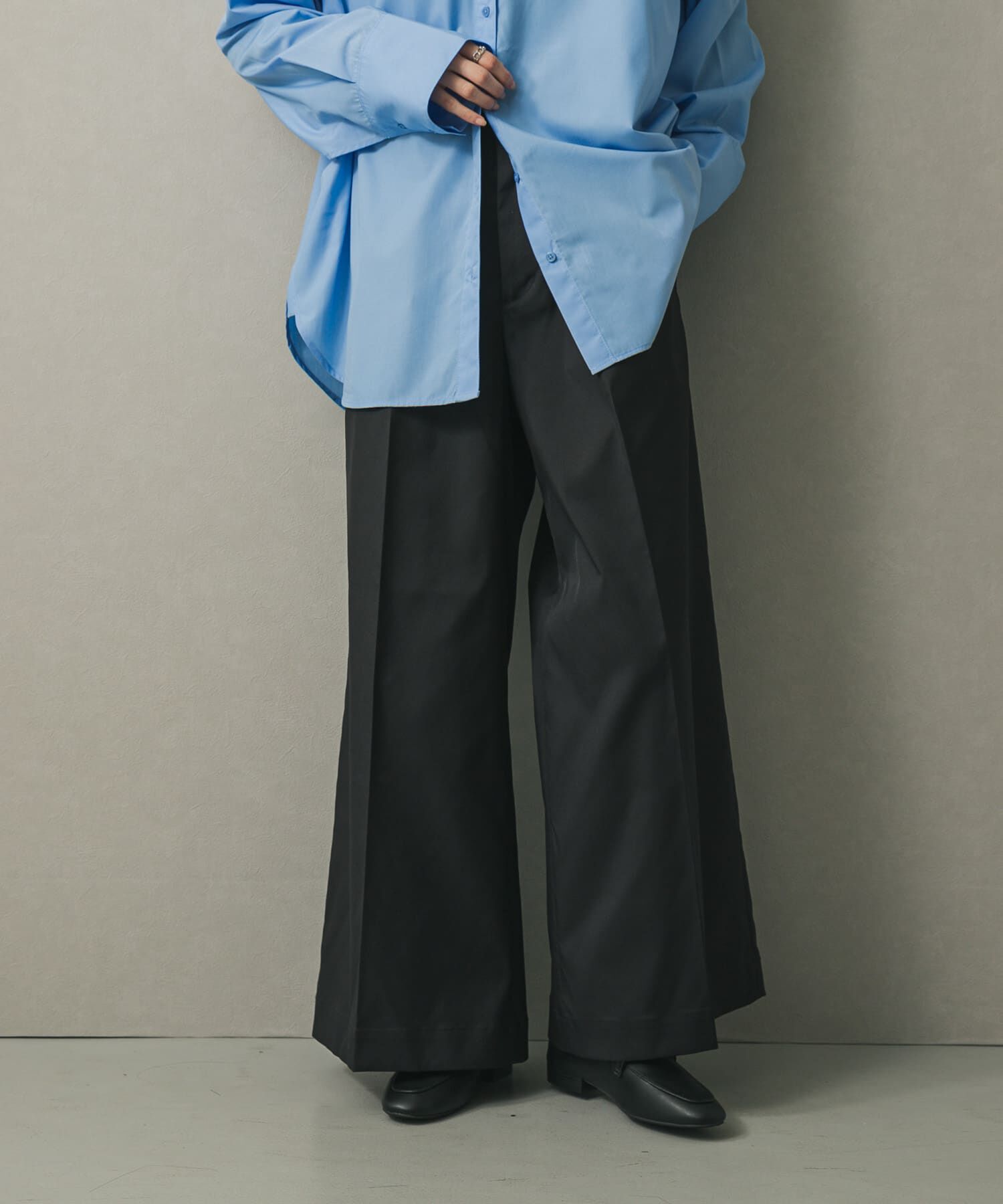 SENSE OF PLACE by URBAN RESEARCH「バギーチノパンツ」|その他|ブラック