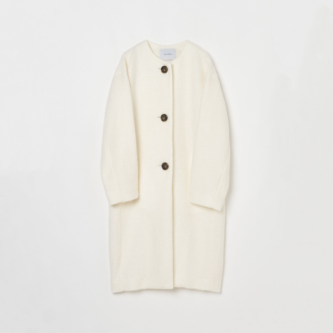 HELIOPOLE「HELIOPOLE SHAGGY COCOON COAT」|トレンチコート|オフホワイト