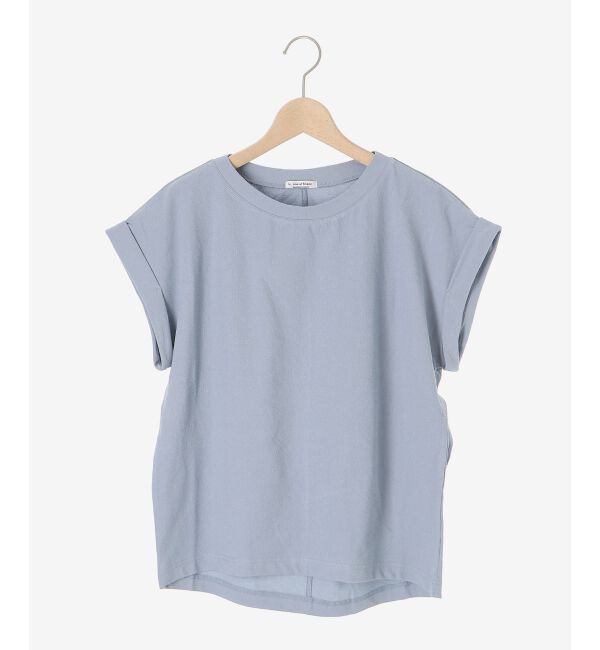  「《手洗い可能》ロールアップスリーブTシャツ」|Tシャツ・カットソー|