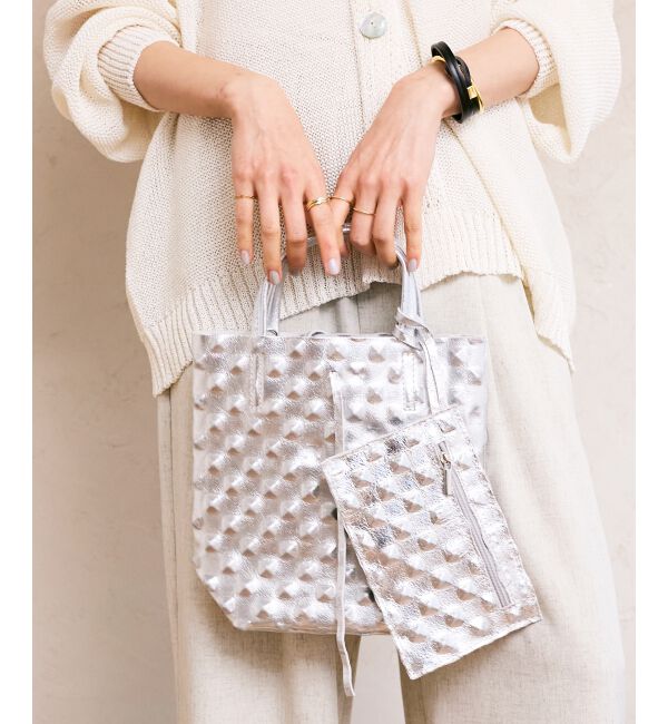  「MILLELA FIRENZE エンボス加工ミニトート」|トートバッグ|