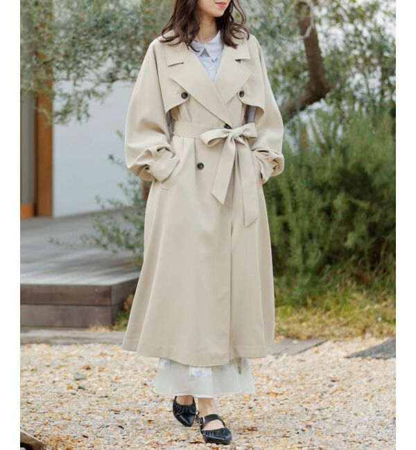 MAJESTICLEGON「マルチwayレイヤードトレンチコート」|トレンチコート|