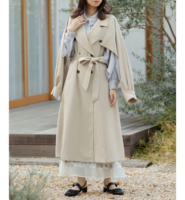 MAJESTICLEGON「マルチwayレイヤードトレンチコート」|トレンチコート|