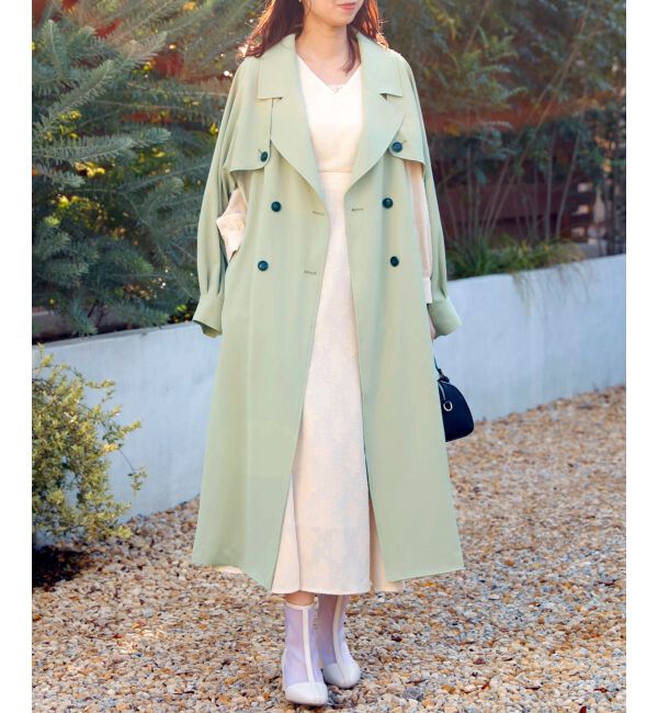 MAJESTICLEGON「マルチwayレイヤードトレンチコート」|トレンチコート|