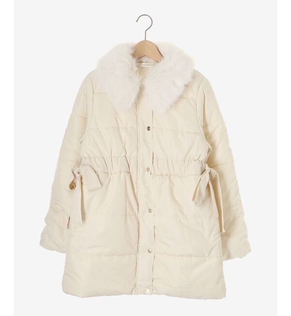 MAJESTICLEGON「2wayサイドリボン中綿コート」|ダウンベスト・ベスト|