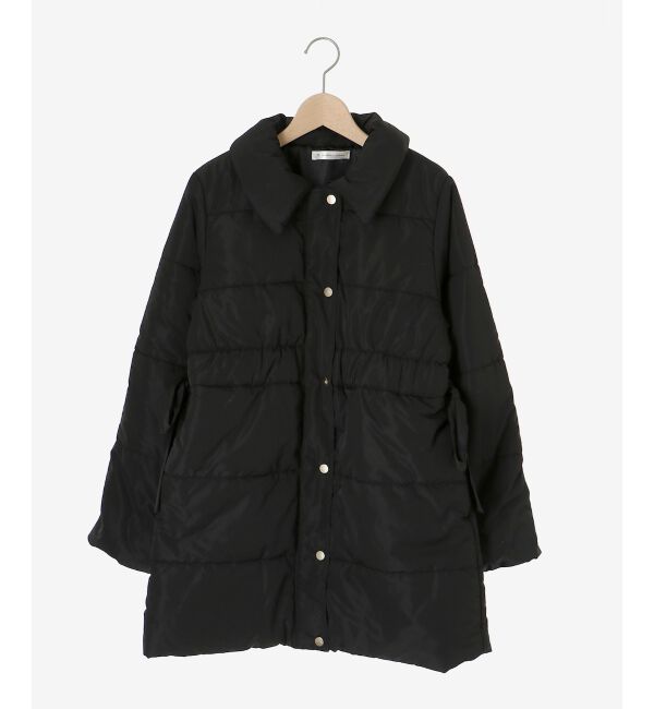 MAJESTICLEGON「2wayサイドリボン中綿コート」|ダウンベスト・ベスト|