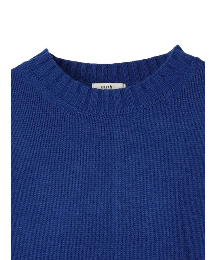 earth music&ecology「ウォッシャブル脇スリットクルーネックプルオーバー」|Tシャツ・カットソー|