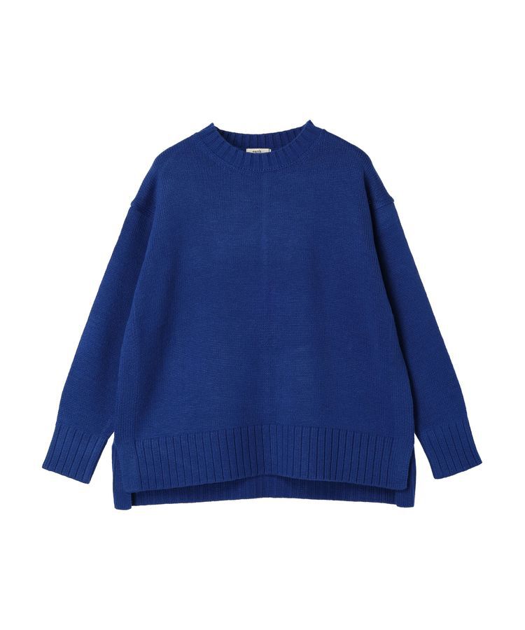 earth music&ecology「ウォッシャブル脇スリットクルーネックプルオーバー」|Tシャツ・カットソー|