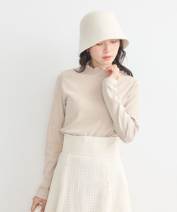 earth music&ecology「ウール混チャーム付きバケットハット」|その他|