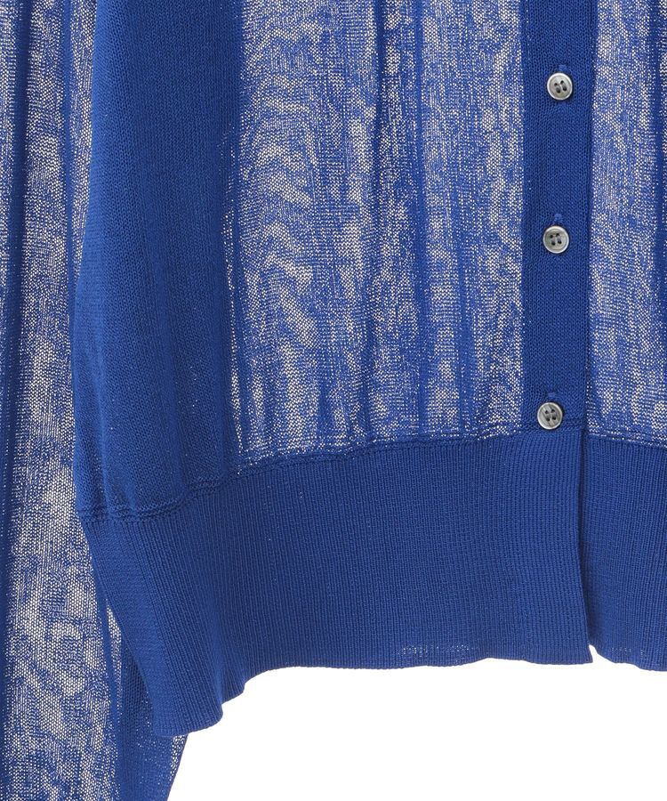 earth music&ecology「接触冷感シアークルーニットカーディガン」|カーディガン|