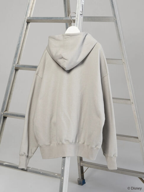  「フロッキープリント裏起毛パーカー/Mickey」|Tシャツ・カットソー|