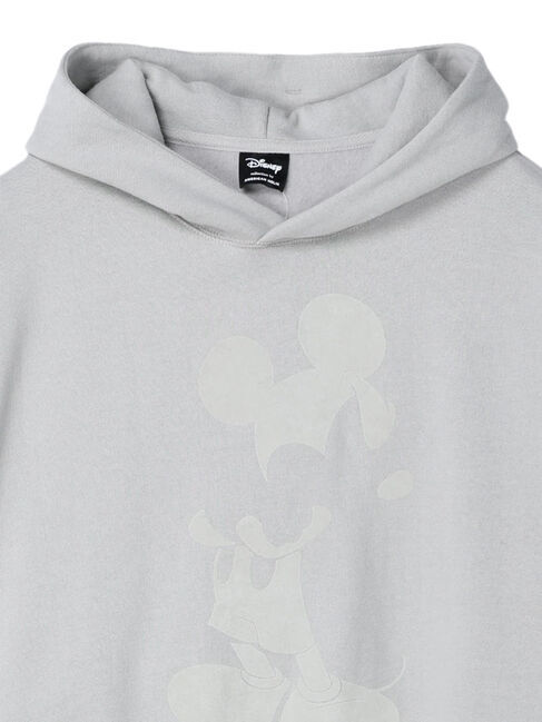  「フロッキープリント裏起毛パーカー/Mickey」|Tシャツ・カットソー|
