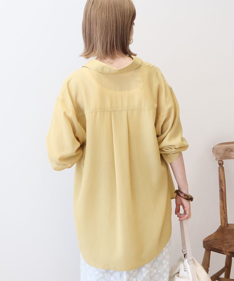 AMERICAN HOLIC「シアーボイルオーバーシルエットシャツ」|シャツ・ブラウス|