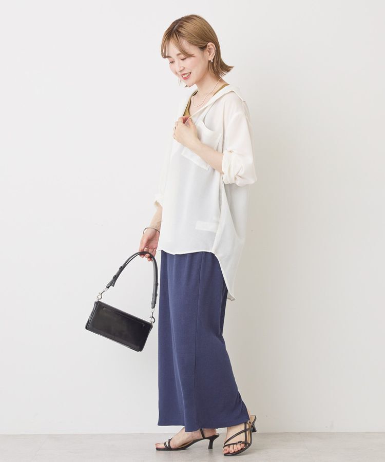 AMERICAN HOLIC「シアーボイルオーバーシルエットシャツ」|シャツ・ブラウス|