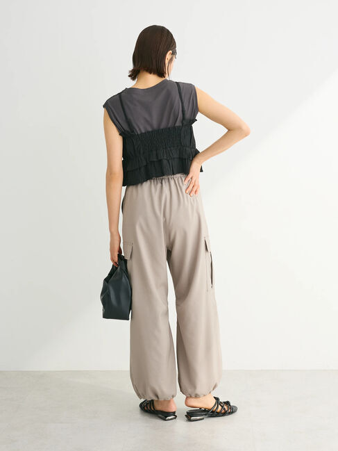 Green Parks「シャーリングキャミビスチェ」|キャミソール|