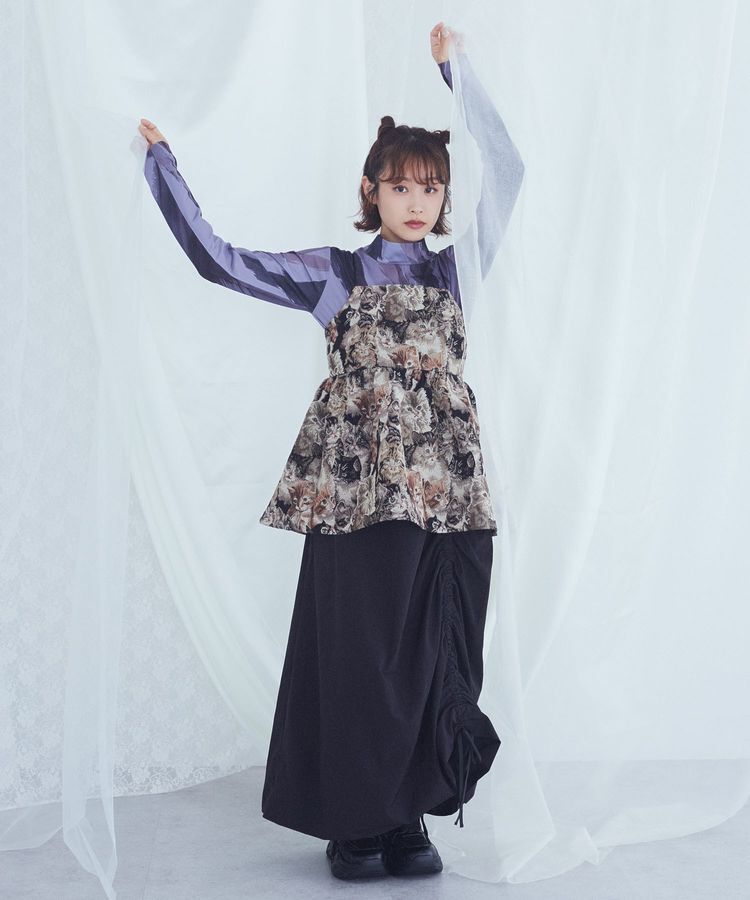 Green Parks「■高橋愛&times;GreenParksプリントハイネック」|Tシャツ・カットソー|