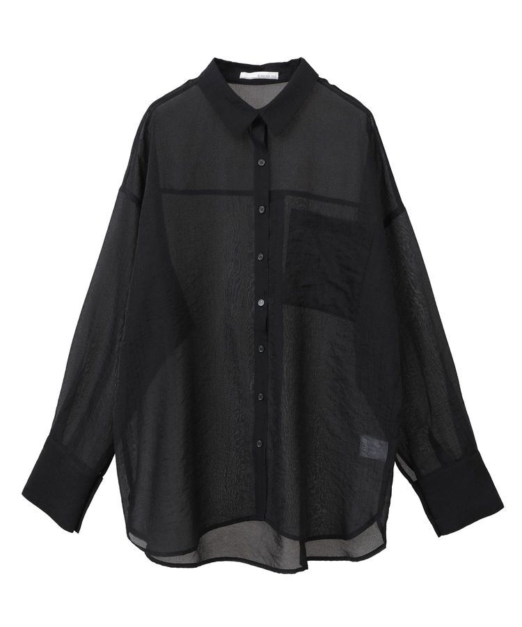 Green Parks「・ELENCARE DUE ラメシアー長袖シャツ」|シャツ・ブラウス|