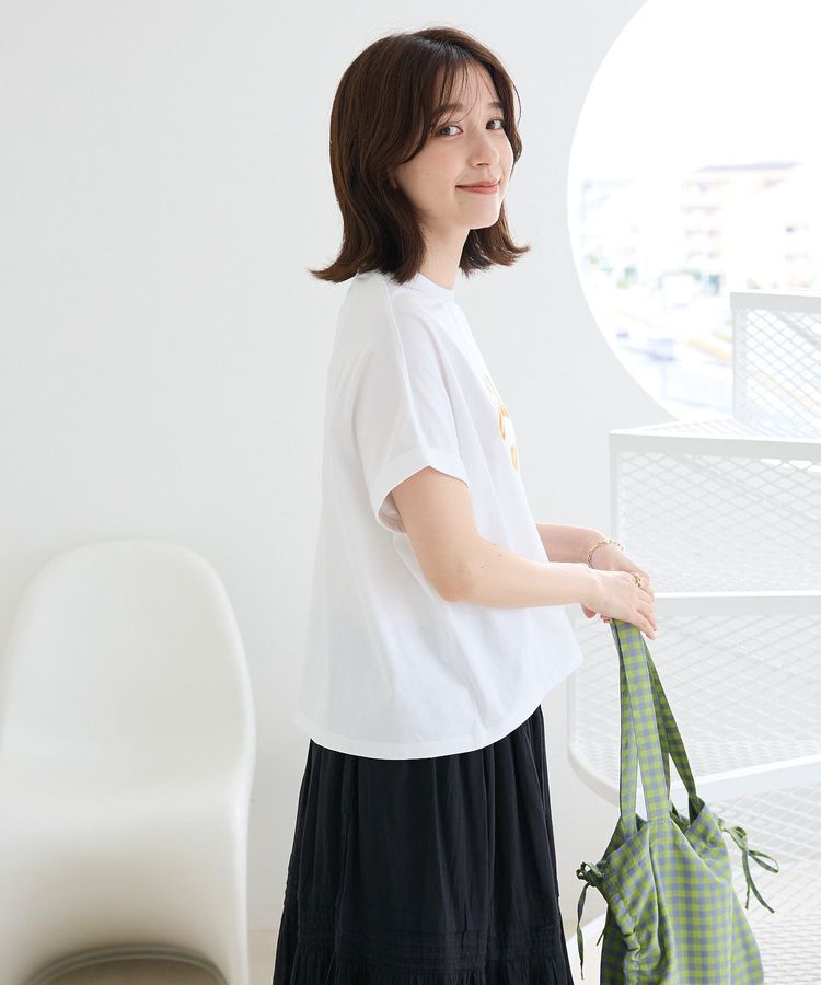 Green Parks「袖折り返しカレッジTシャツ」|Tシャツ・カットソー|