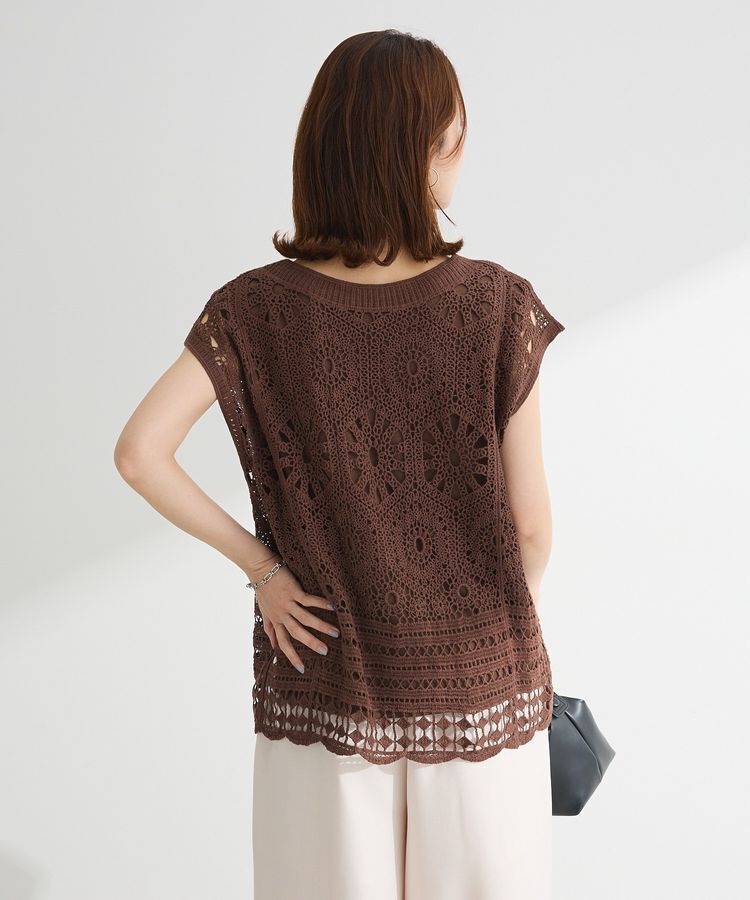 armonia「SET2点クロシェプルオーバー+タンクトップ」|Tシャツ・カットソー|