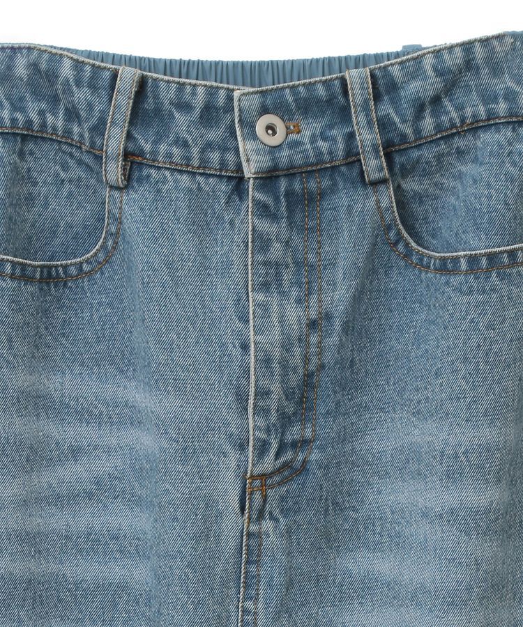 Editt by YECCA VECCA「素材MIXメタルラインデニムスカート」|スカート|