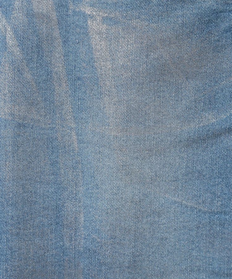 GARAGE OF GOOD CLOTHING「ラップ箔ロングデニムスカート」|フレア|