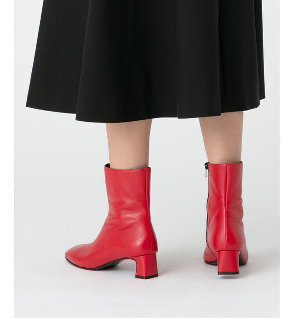 allureville「【FABIO RUSCONI(ファビオルスコーニ)】スクエアトゥショートブーツ」|ロングブーツ|