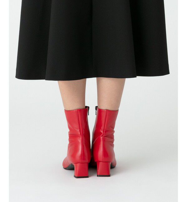 allureville「【FABIO RUSCONI(ファビオルスコーニ)】スクエアトゥショートブーツ」|ロングブーツ|