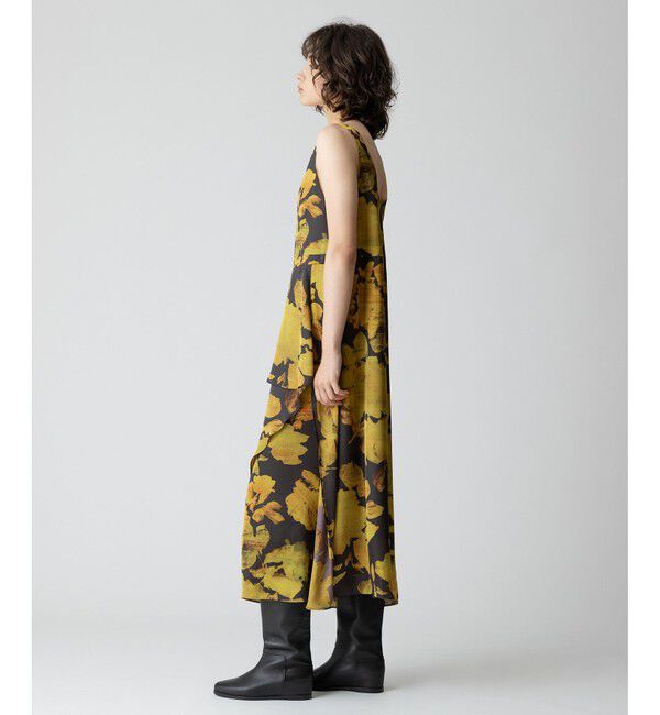 allureville「モダンフラワープリントティアードワンピース」|ワンピース|