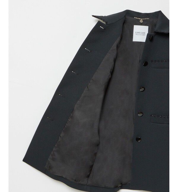 LOULOU WILLOUGHBY「【LOULOU WILLOUGHBY】トリプルクロスステンカラーコート」|ダッフルコート|