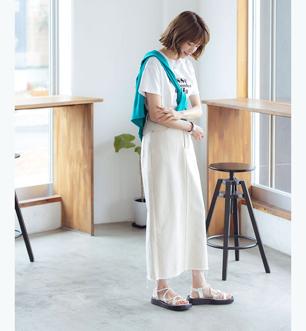 titivate「クルーネックライトニットカーディガン」|カーディガン|