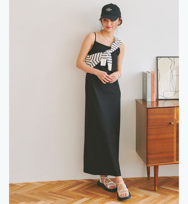 titivate「クルーネックライトニットカーディガン」|カーディガン|