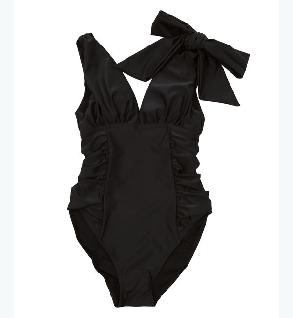 SEA DRESS「深Vネックシンプルワンピース」|ビキニ|