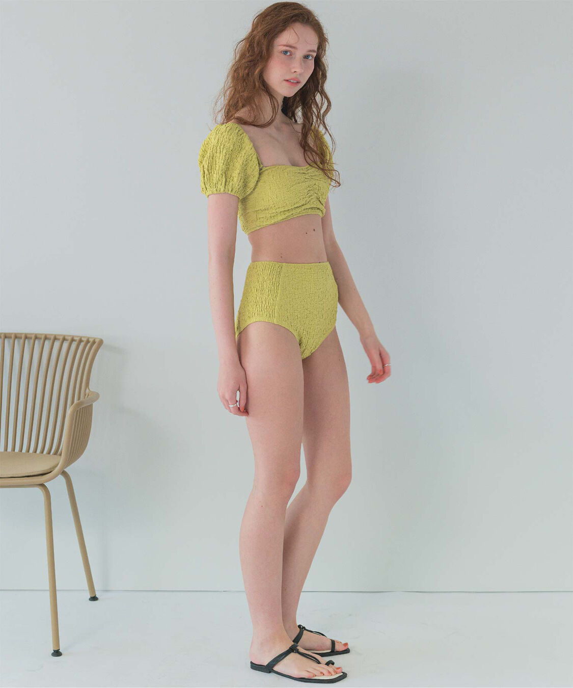 SEA DRESS「2wayショルダー&times;ハイウエストビキニ/水着」|ビキニ|