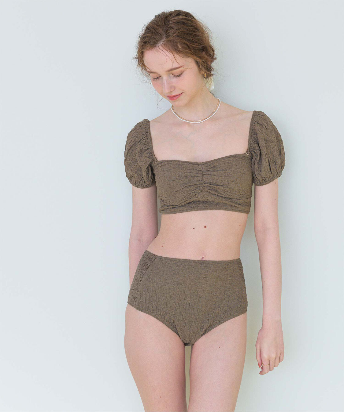 SEA DRESS「2wayショルダー&times;ハイウエストビキニ/水着」|ビキニ|