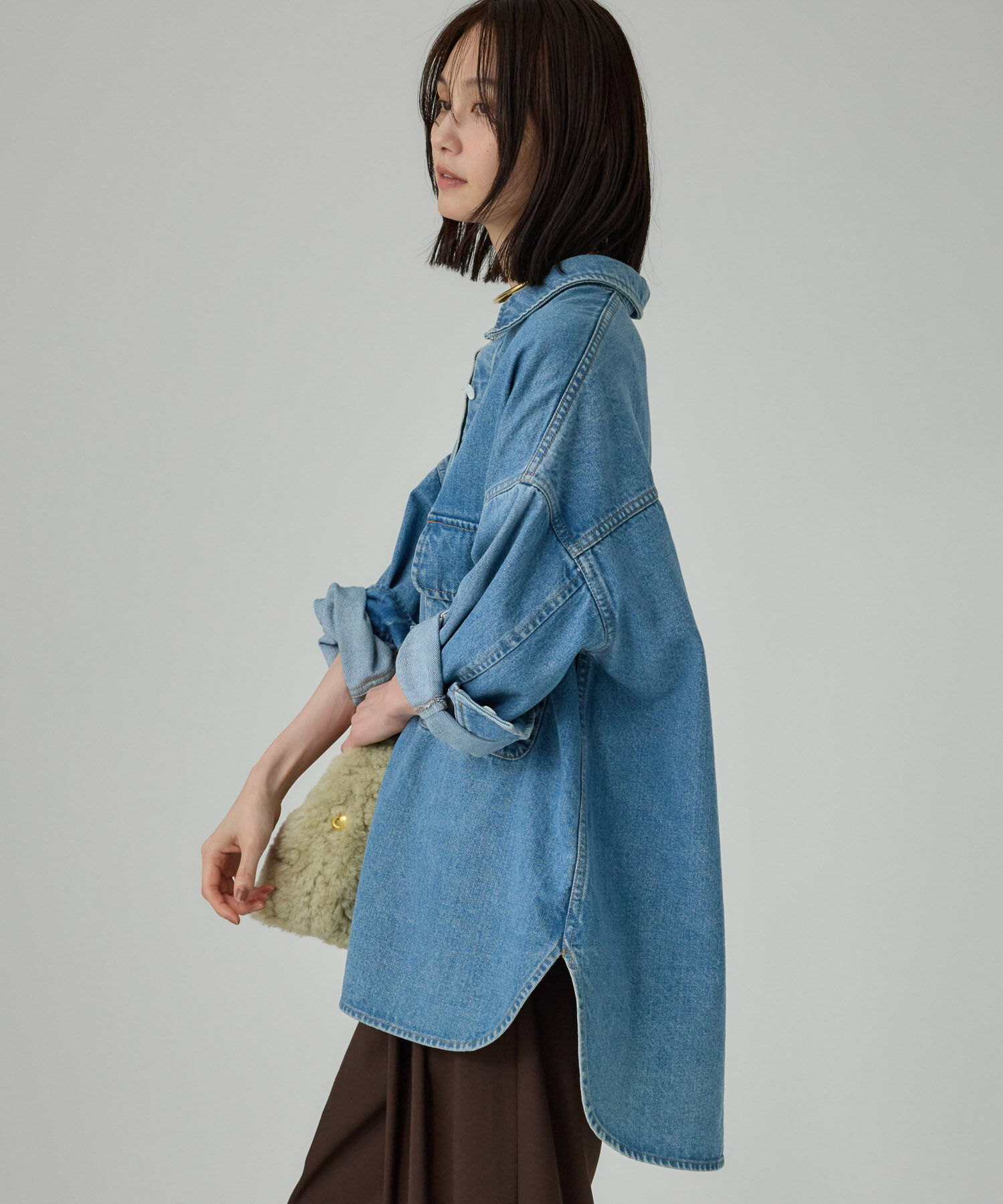 バビロン BABYLONE デニムビッグシャツ デニムビッグシャツ（シャツ/ブラウス）｜BABYLONE（バビロン）の