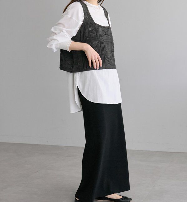  「すかし編みニットビスチェ」|ニット・セーター|