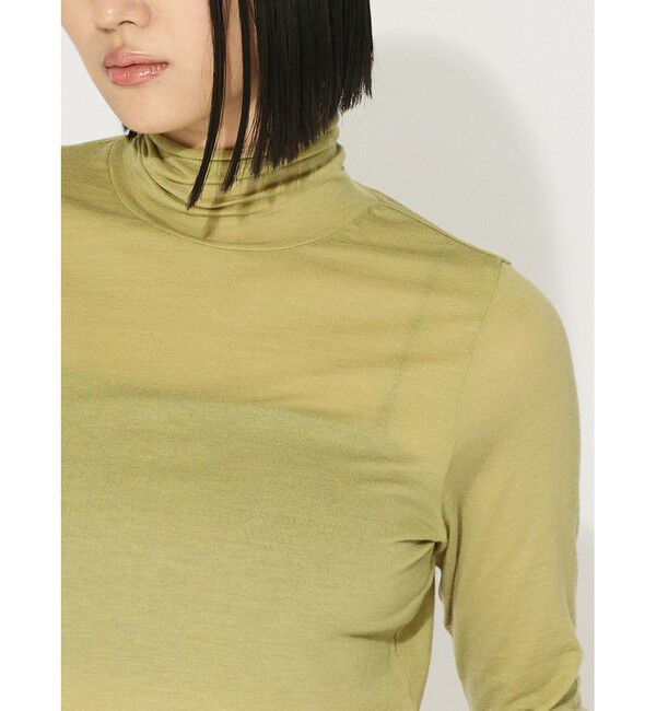 MIDIUMISOLID「MIDIUMISOLID for Ladies ウォームシアーハイネックインナー」|Tシャツ・カットソー|