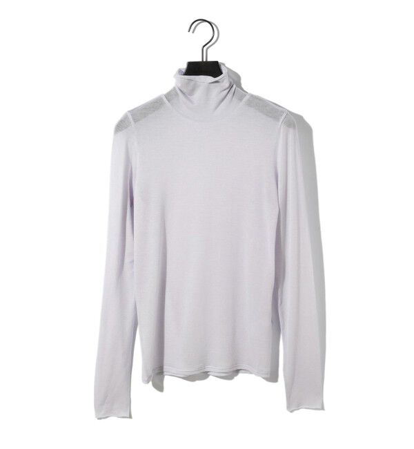 MIDIUMISOLID「MIDIUMISOLID for Ladies ウォームシアーハイネックインナー」|Tシャツ・カットソー|ライトグレー