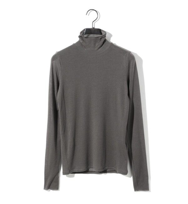 MIDIUMISOLID「MIDIUMISOLID for Ladies ウォームシアーハイネックインナー」|Tシャツ・カットソー|グレー