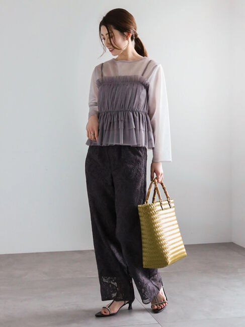 Te chichi「リバーシブルシアープルオーバー」|Tシャツ・カットソー|