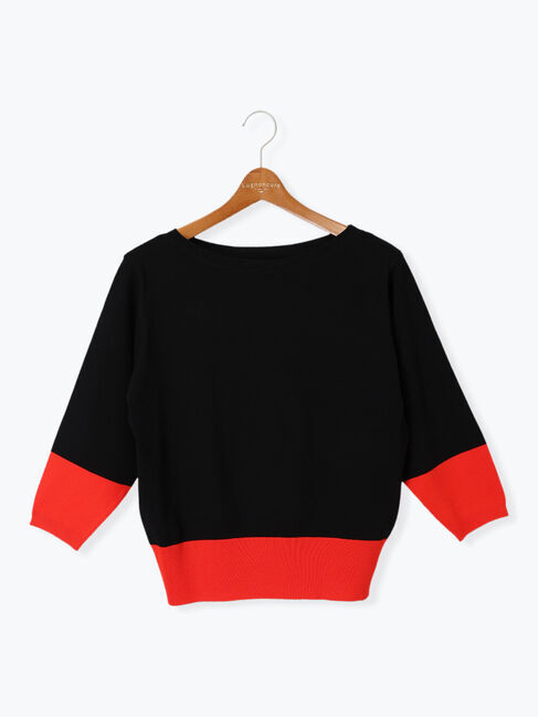 Lugnoncure「配色ニットプルオーバー《2025spring catalog item》」|ニット・セーター|