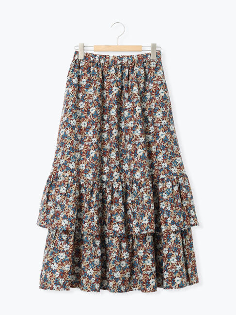 Samansa Mos2「柄アソート裾重ねスカート」|スカート|