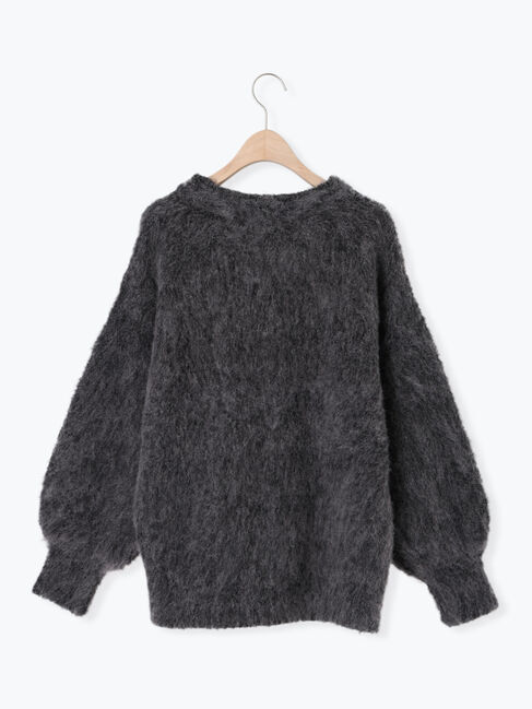 Samansa Mos2「ベロアリボン付ニット」|ニット・セーター|