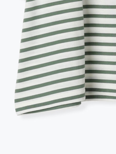 Samansa Mos2「【Disney】くまのプーさん/肩フリルボーダーカットソー」|Tシャツ・カットソー|