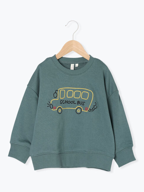  「スクールバス刺繍トレーナー」|Tシャツ・カットソー|