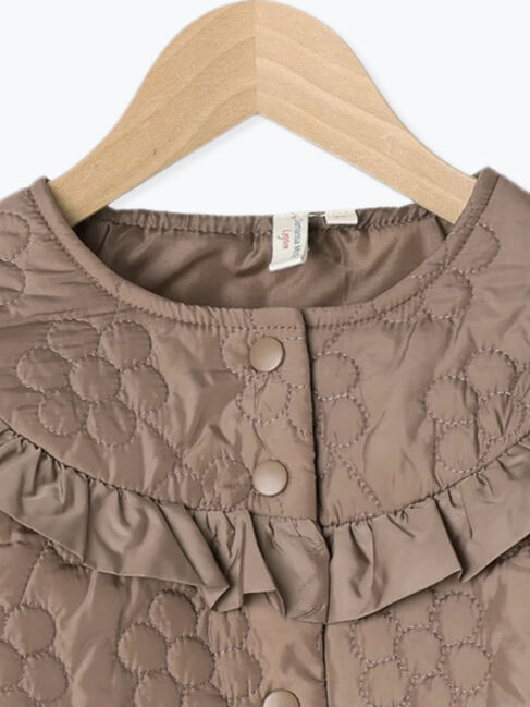  「【撥水】花柄キルトジャケット」|その他|