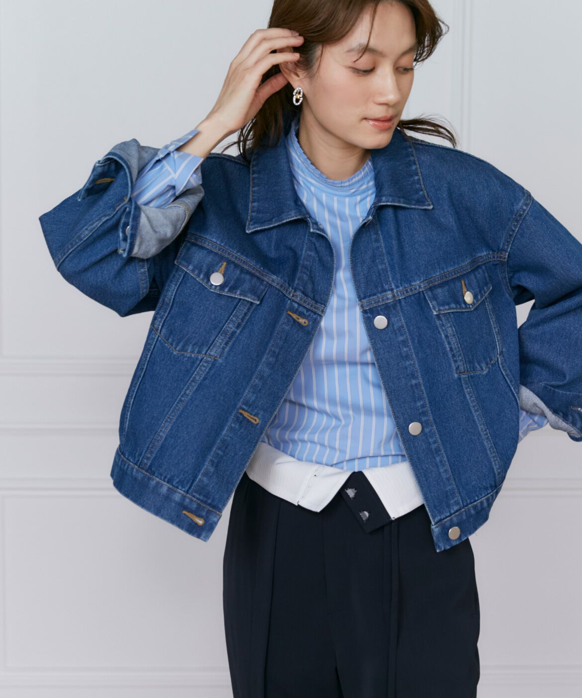 INED「デニムジャケット」|デニムジャケット|
